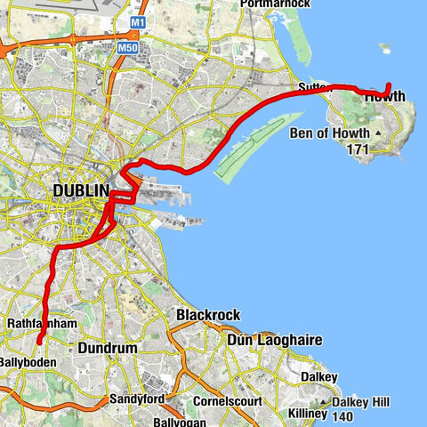Tallaght - Church of the Annunciation - Sutton Methodist Church - Howth Presbyterian Church