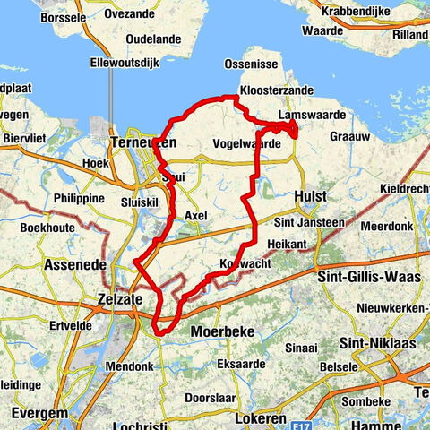 Wachtebeke - Terneuzen - Catharinakerk - Ramonshoek