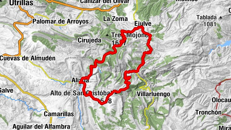 Aliaga - Risco de Peñarroya - Collado Frío - Collado del Herrero
