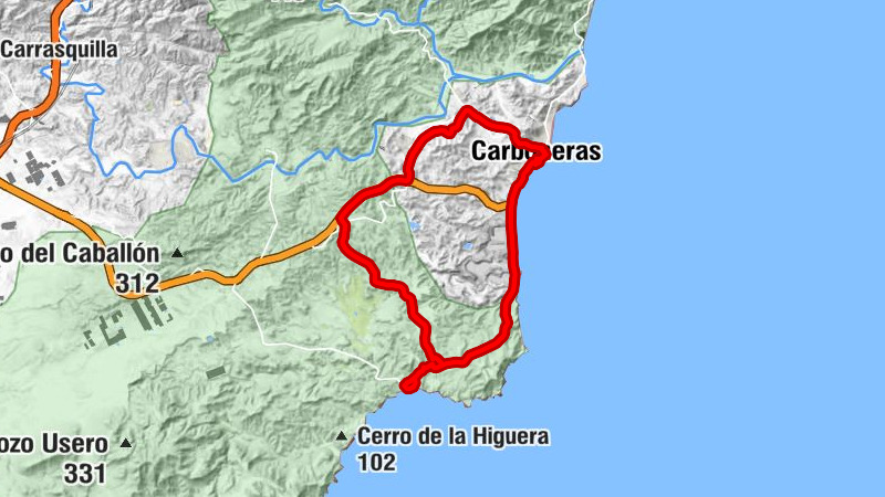 Carboneras - La Rellana de la Cruz - El Cigarrón - Collado de la Rambla