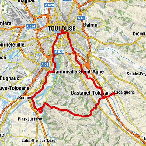 Escalquens - Église Notre-Dame - Chapelle de la Gleysette - Église Saint-Martin de Péchabou