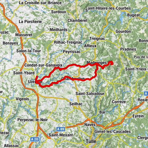 Uzerche - Col du Bos - Église Saint-Côme et Saint-Damien - Église Saint-Martial