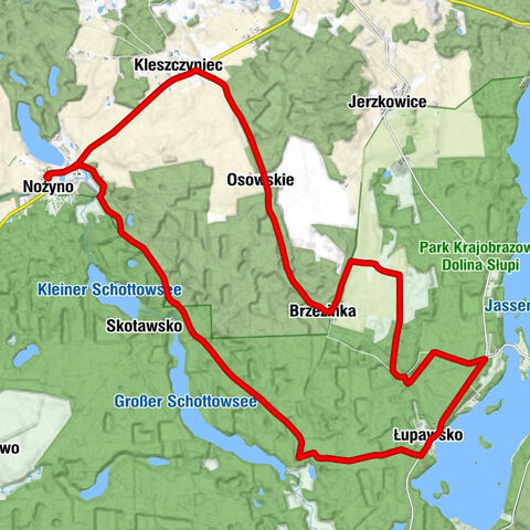 Nożyno - Kleszczyniec - Osowskie - Brzezinka