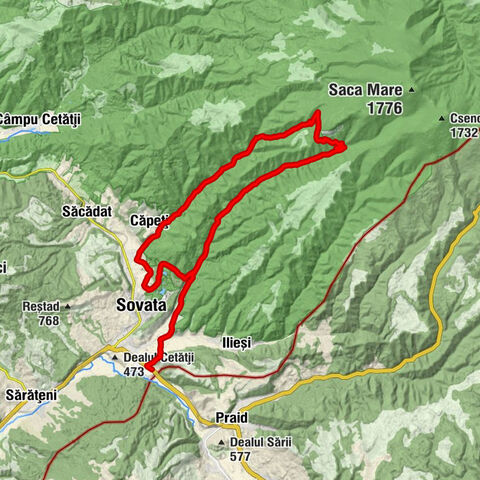 Sora - Sovata - Căpeți