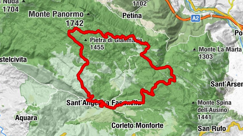 Chiesa di Santa Maria Maggiore - Rifugio Corcomone - Casone Le Breccie - Sant'Angelo a Fasanella