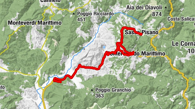 Monterotondo Marittimo - Il tinaio - Sasso Pisano