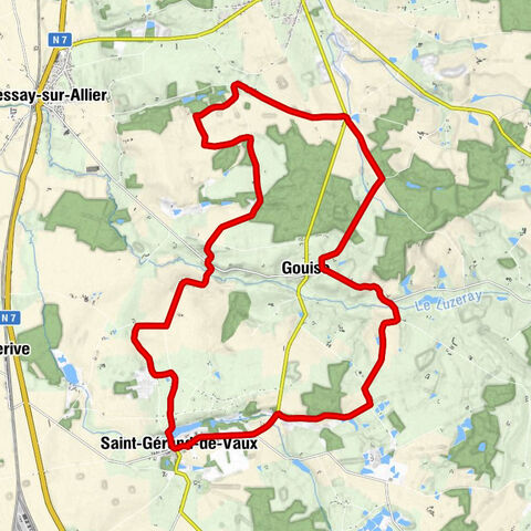Saint-Gérand-de-Vaux - Le cheval blanc - Les Naconnes - Les Roux