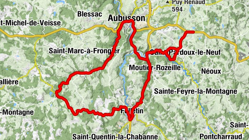 La Croix de la Védrenne - Epsat - Aubusson - Église Sainte-Valérie
