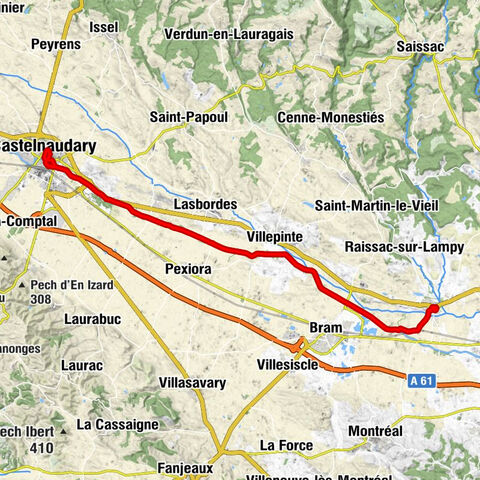 Alzonne - La Table Ronde des Chevaliers - Église Saint-Jean-Baptiste - Collégiale Saint-Michel