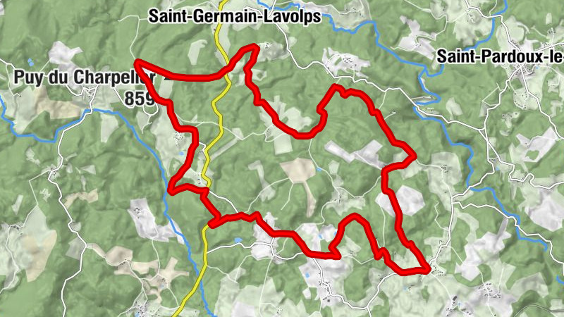 Imbort - Puy du Charpelier - Église Saint-Pierre - Saint-Germain-Lavolps