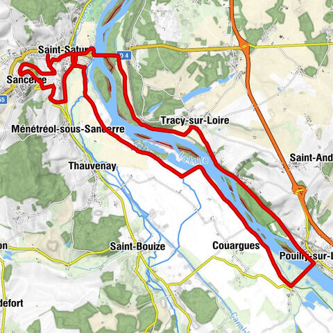 Panorama du Rempart - Sancerre - Cité du Pré des Moulins - Saint-Satur