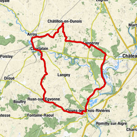 Châtillon-en-Dunois - Église Saint-Pierre - Église Saint-Laurent - Église Notre-Dame