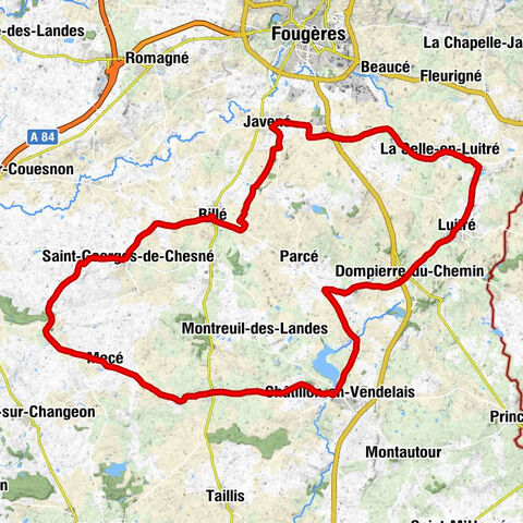 Le Bois Gros - Église Saint-Jean - Église Saint-Martin - Javené