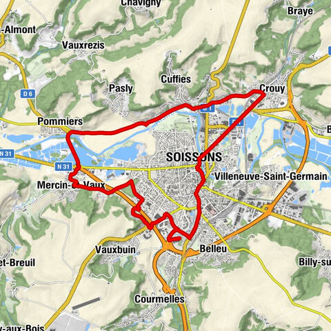 Soissons - Presles-lès-Soissons - Belleu