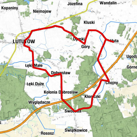Huta - Kościół św. Urszuli Ledóchowskiej - Lututów - Kościół pw św. Piotra i Pawła