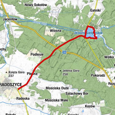 Radoszyce - Plenna - Pod Szosą - Sielpia Wielka