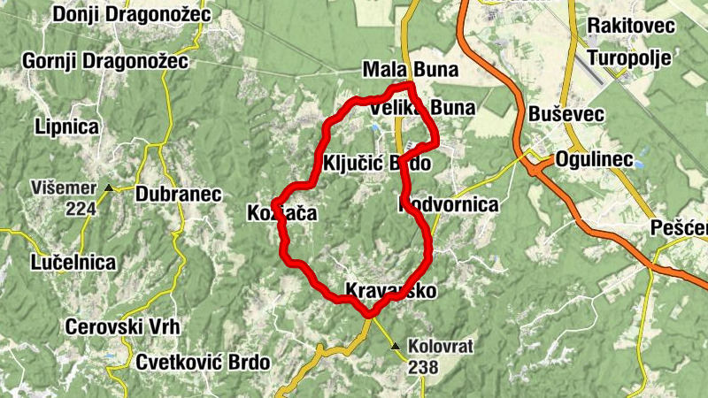 Filipovići - Lakovica - Kravarsko - Velika Buna