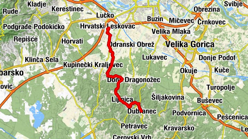 Hrvatski Leskovac - Klet Cinkuš - Režidovka - crkva Blažene Djevice Marije Snježne