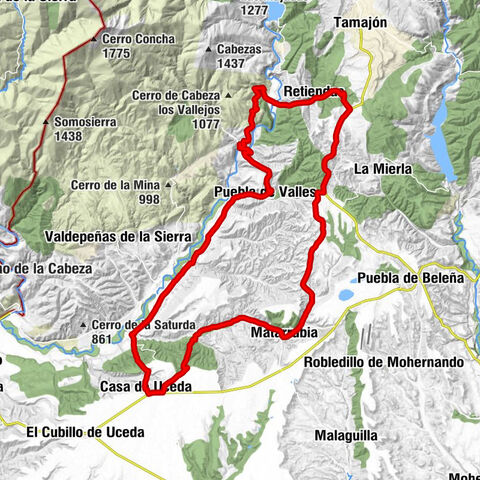 Casa de Uceda - Puebla de Valles - Retiendas - Ermita