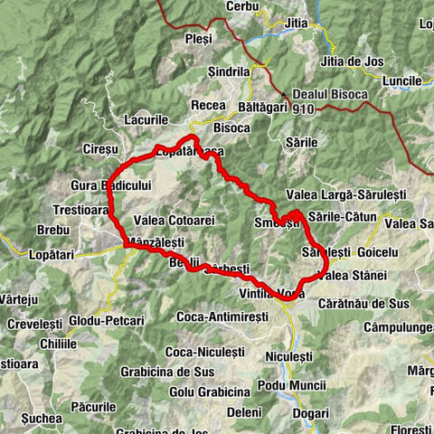 Vintilă Vodă - Mânăstire - Răghinari - Sârbești