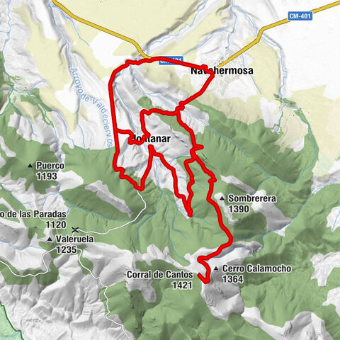 Ermita del Milagro - Hontanar - Corral de Cantos - Navahermosa