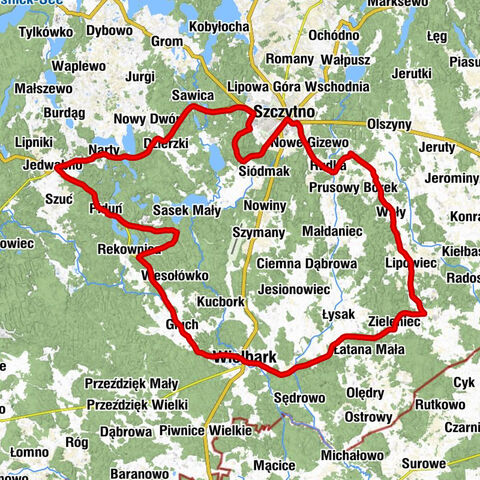 Restauracja rybna - Wielbark - Kościół pw. Świętego Walentego - Kościół Ewangielicko-Augsburski