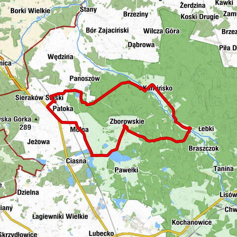 Sieraków Śląski - Kościół parafialny pw. Świętych Apostołów Piotra i Pawła - Brzegi - Kamińsko