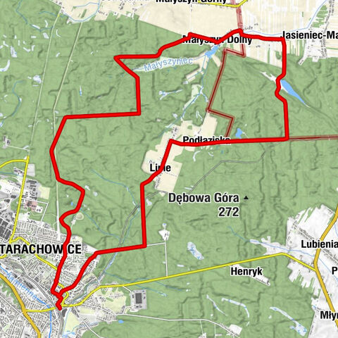 Wierzbnik - Kościół pw. Podwyższenia Krzyża Świętego - Kościół pw. Świętej Trójcy (stary) - Kościół pw. Świętej Trójcy