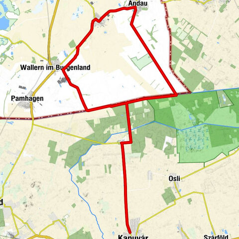 Hansag cycle path extension