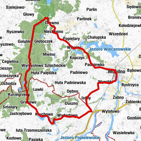 Mogilno - Stawiska - Kościół pw. Wszystkich Świętych