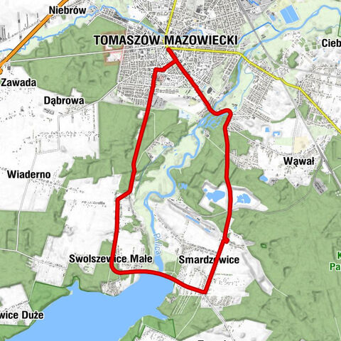 Tomaszów Mazowiecki - Śródmieście - Groty Nagórzyckie - Kościół pw. Świętej Anny