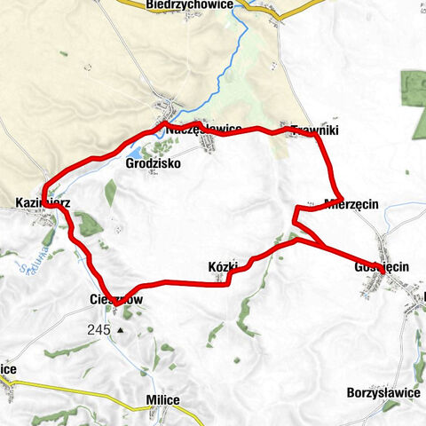 Gościęcin - Kościół pątniczy pw. św. Brykcjusza - Kózki - Kościół Matki Bożej Dobrej Rady