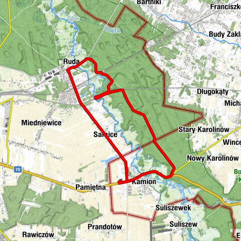 powiat skierniewicki - Samice - Jarmużka - Kamion