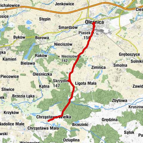 Chrząstawa Wielka - Oleśnica - Kościół św. Trójcy - Kościół pw. Świętego Jana Apostoła