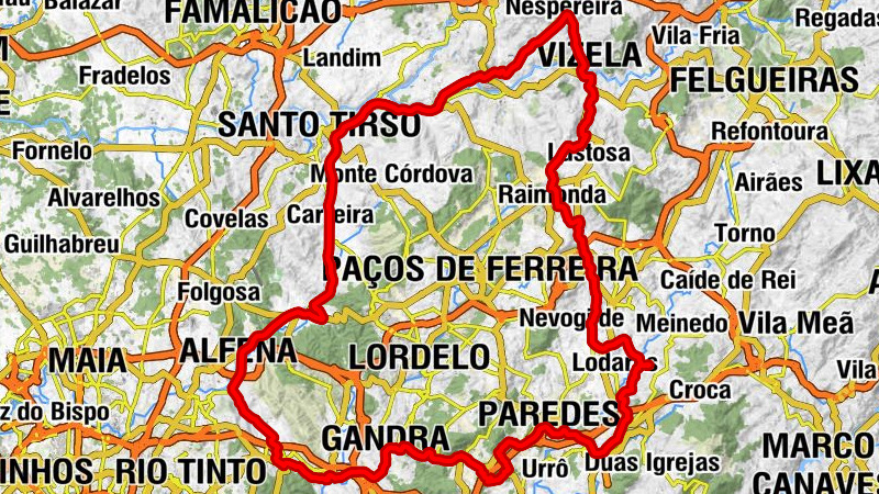 Penafiel - Capela do Senhor do Calvário - Igreja de Rebordões - Cristelos, Boim e Ordem
