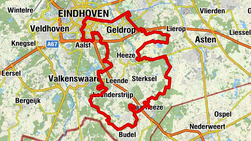 Eindhoven - Geldrop - Moorsel - De Soete Inval