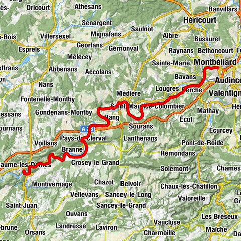 Montbéliard - Église de la Nativité-de-Notre-Dame - Église Saint-André - Canton des Nones