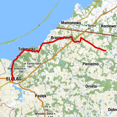 Elbląg - Kościół rektoralny pw. Bożego Ciała - Kościół pw. Świętego Wojciecha - Kwiatkowo