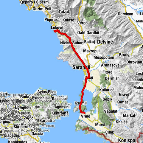 Butrint Cable Ferry - Qafa Martesës - Kodra Kulkoçe - the old anchor