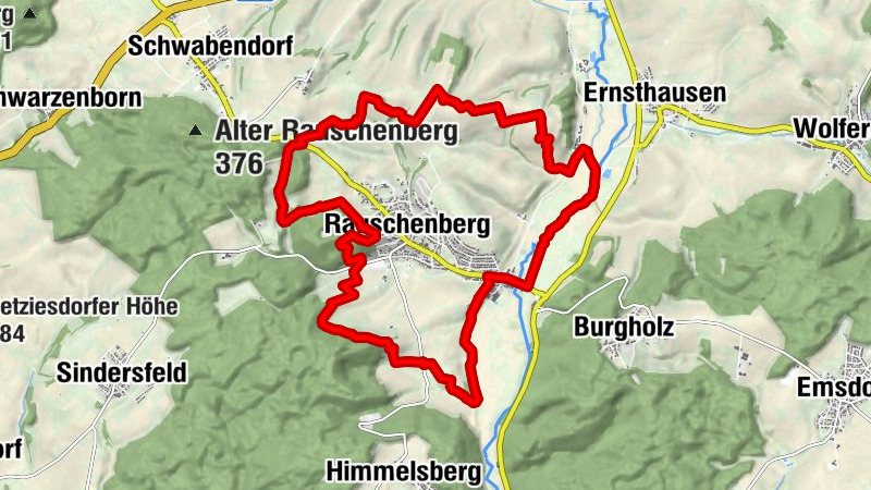 Panorama path around Rauschenberg