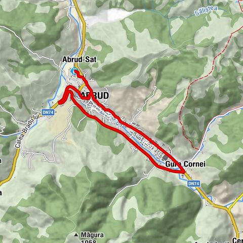 Abrud-Sat - Biserica Adormirea Maicii Domnului - Biserica Sfântul Teodor Tiron - Abrud