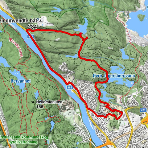 Kristiansand - Gimlemoen - Malakoff