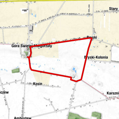 Góra Świętej Małgorzaty - Bryski-Kolonia - Kozia Noga