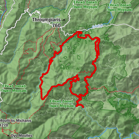 Lazanias - Βρύση του Πετρή - Helidonia (Ruins)