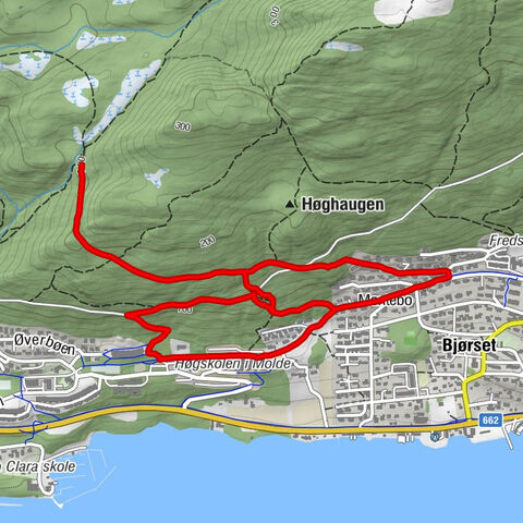 Bjørset - Molde - Rotvoll - Montebo