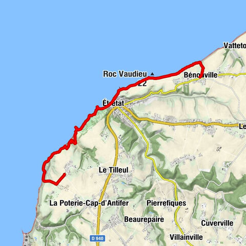 Route du littoral, Étretat - FR