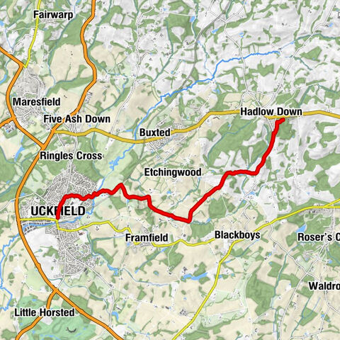 Da Uckfield a Wilderness Wood