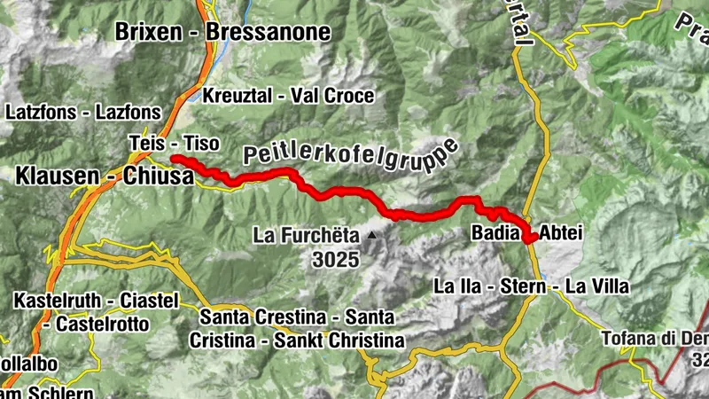 Goldtoni - Alpenbogen A154 Villnöß Teis - Sankt Leonhard