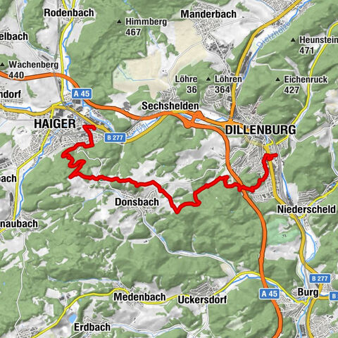 ÖPNV-Tour: Auf dem Rothaarsteig von Dillenburg nach Haiger