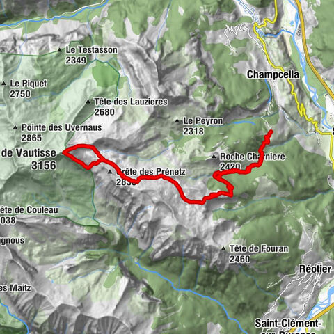 Goldtoni - Alpenbogen A074-1 Tete de Vautisse 3156m